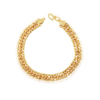 1 gram gold-plated Men’s Bracelet – Traditional Daily Wear Design