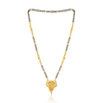 Stylish 24 Inch Mangalsutra – one gram gold-plated Jewellery for Daily Wear