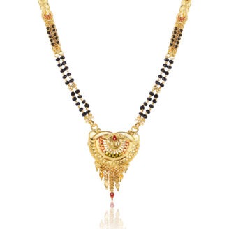 one gram gold-plated Mangalsutra – 18 Inch Daily Wear for Women
