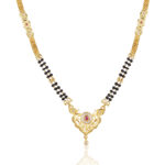 Slim 18 Inch Mangalsutra – one gram gold-plated Jewellery for Daily Wear