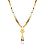 Slim one gram gold-plated Mangalsutra – 18 Inch Everyday Design