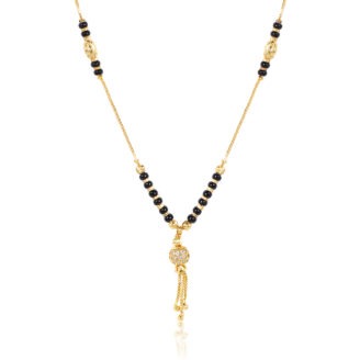 Compact 18 Inch Mangalsutra – Daily Wear one gram gold-plated Jewellery