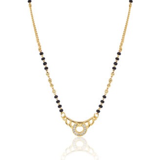 Daily Wear one gram gold-plated Mangalsutra – 18 Inch Simple Design