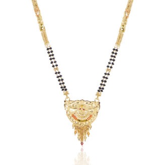 18 Inch one gram gold-plated Mangalsutra – Elegant Daily Wear