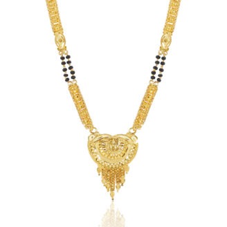 18 Inch one gram gold-plated Mangalsutra – Minimal Daily Wear Design