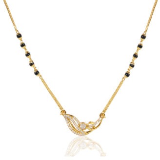 Daily Wear one gram gold-plated Mangalsutra – 18 Inch Lightweight Design
