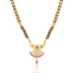 Sleek one gram gold-plated Mangalsutra – 18 Inch for Daily Use