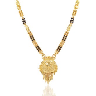Everyday Wear Mangalsutra – 18 Inch one gram gold-plated Design