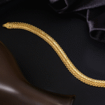 Gold Plated Men’s Kada – Stylish Ethnic Bracelet Design