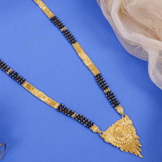 24 Inch one gram gold-plated Mangalsutra – Classic Daily Wear