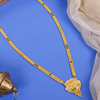 Ethnic one gram gold-plated Mangalsutra – 30 Inch Occasion Ready