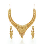 Royal Grace Necklace Set –  one gram gold-plated Wedding Jewellery