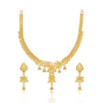 Heritage Charm Wedding Necklace Set –  one gram gold-plated Micro Plated Jewellery