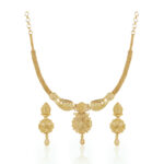 Antique Bloom Necklace Set – one gram gold-plated Festive Collection