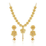 Classic Aura Necklace Set – one gram gold-plated Wedding Jewellery