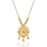 Royal Charm Chain Pendant –  one gram gold-plated Wedding Jewellery