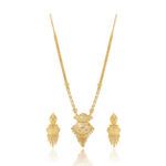 Ethereal Grace Long Necklace Set –  one gram gold-plated Occasional Wear
