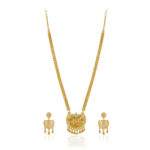 Timeless Floral Long Necklace Set – one gram gold-plated Occasional Jewellery