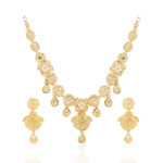 Golden Grace Designer Necklace Set – one gram gold-plated Wedding Collection