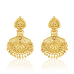 Elegant Curve Earrings –  one gram gold-plated Micro Plated Festive Wear