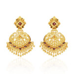 Chic Teardrop Earrings –  one gram gold-plated Special Occasion Wear