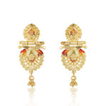 Regal Drop Earrings –  one gram gold-plated Occasion Wear