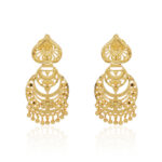 Statement Loop Earrings – one gram gold-plated Micro Finish Festive Wear