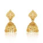 Traditional Jhumki Earrings – one gram gold-plated Occasion Jewellery