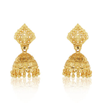 Traditional Jhumki Earrings – one gram gold-plated Occasion Jewellery
