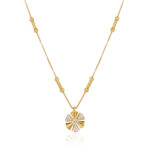 Delicate Floral Chain Pendant –  one gram gold-plated Daily Wear
