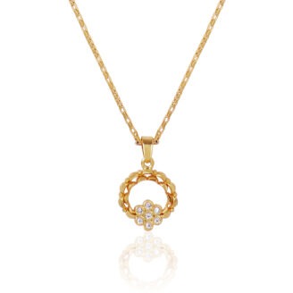 Star Design Chain Pendant – one gram gold-plated Baby Pendant for Daily Wear