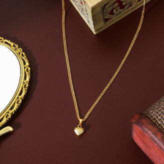 Classic Round Chain Pendant –  one gram gold-plated Daily Wear Jewellery
