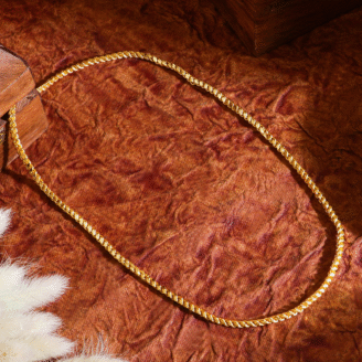 Classic Men’s Daily Wear Chain –  one gram gold-plated Micro Finish