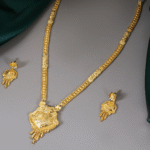 Royal Bloom Long Necklace Set –  one gram gold-plated Wedding Jewellery